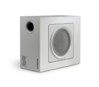 Aurasonics quadrate sub-wh компактный настенный сабвуфер 6,5", 70/100b-80/40/20/10 вт, 80вт/8ом, 60-350гц, подключение сателллитов, белый