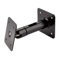 K&M 24185-017-55  настенный/ потолочный держатель для ас, угол наклона 0°-90°, поворот 360°, черный