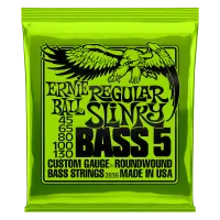 Ernie Ball 2836 струны для 5-струнной бас-гитары Nickel Wound Bass Reguilar Slinky 5 (45-65-80-100-130)