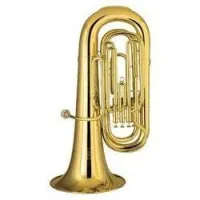 Amati ABB 321-0  туба Bb 4х помповая, лак золото, с кейсом, 400мм, 16,2мм