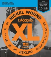 D'Addario ESXL110 - струны для эл .гит Steinberger,Sup.Light, никель, 10-46