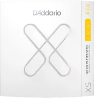 Комплект струн для электрогитары d'addario xse0946 - струны для электрогитары с никелированной обмоткой по шестигранной основе и покрытием xs. сверхслабое натяжение верхов и среднее басов, толщина .009-.046 дюйма