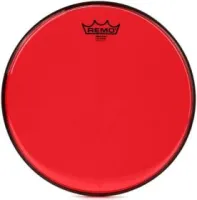 REMO BE-0313-CT-RD Emperor® Colortone™ Red Drumhead, 13' цветной двухслойный прозрачный пластик, красный
