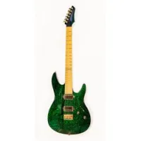 Aristides 060 green amerald marble gloss  электрогитара с чехлом, цвет изумрудный мрамор