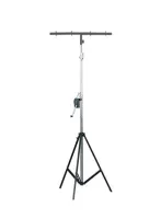ECO LS050 Black Стойка для световых приборов с подъемным механизмом. Высота регулируемая от 220 до 400 см. Ширина 130 см. Макс. нагрузка 85кг. Материал сталь.