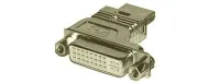 Qtex TA-HP/D25S-R- Переходник HDMI (вилка) – DVI (розетка) со смещением