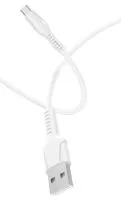 00-00028364 Кабель GP21M USB (m)-microUSB (m) 2.4A силикон белый, GoPower