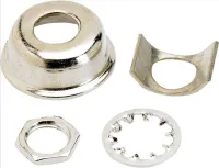 FENDER JACK FERRULE, TELE, NICKEL гнездо для jack-разъёма, никель