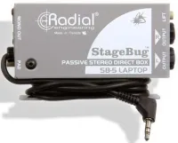 RADIAL SB-5 - пассивный стерео директ-бокс для ноутбуков и планшетов, шнур 1,5 м с 3,5 джек