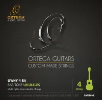 UWNY-4-BA Комплект струн для укулеле баритон, Ortega