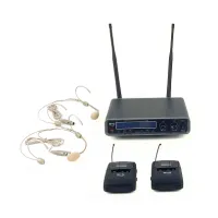 BG IU-208G Радиосистема вокальная, UHF 740-790MHz, PPL 2000 переключаемых частот, LCD дисплей, 2 головных микрофона