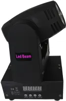 STAGE 4 NANO BEAM 30W Поворотная «голова».  Источник света: светодиод 30Вт, белый, Epistar<br>  DMX-512, 7 кан., угол луча 8', master-slave, строб 25Гц, диммер 0-100%, PAN:540/TILT:270 град., IP20, энергопотребление 90 Вт, 160*140*273 mm, 2,8 kg