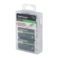 00-00031391 Аккумулятор бытовой Крона BOX2 Li-ion 9V 500mAh Type-C, GoPower
