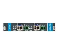 Kramer [f676-out2-f16/standalone] модуль с 2 оптическими выходами для передачи сигнала hdmi и rs-232, совместим с модулями sfp+. модули osp-mm1 поставляются в комплекте; поддержка 4к60 4:2:0