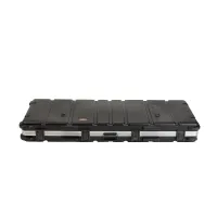 SKB-5820W высокопрочный кейс ATA для клавишных инструментов с 88 клавишами, алюминиевый бампер, пластик. замки TSA, 2 колеса, размеры внутренние 1480х546х165 мм, вес 15,51кг