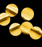 Конфетти металлизированное 17х55мм золото