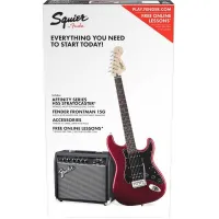 Squier Affinity Series™ Stratocaster® HSS Pack, Laurel Fingerboard, Candy Apple Red, Gig Bag, 15G - 230V EU Комплект: электрогит