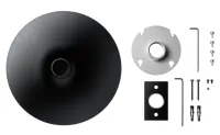 Shure A900B-R-PM - Монтажный комплект для установки круглого массива MXA920 на штанге 1.5", c крышкой черного цвета, без штанги