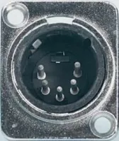 PROEL XLR5MDL Разъем панельный "XLR -папа", 5-и пиновый.