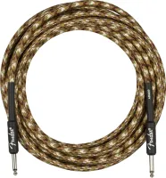 FENDER 18.6' ANG CABLE, PURE HEMP BRN инструментальный кабель, цвет коричневый, 18.6' (5,7 м)