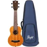 Flight nus500  укулеле сопрано, массив красного дерева, чехол, цвет натуральный