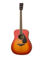 YAMAHA FG820 AB - акуст. гитара, дредноут, верхняя дека массив ели, цвет оранжевый санбёрст