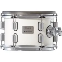 Roland pda100-pw  двухзонный пэд тома 10” x 7” премиум-класса деревянной конструкции, цвет белый
