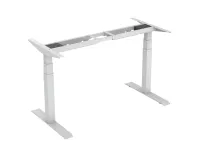 ErgoFount BSSD-L10-18/23 W- Основание стола для работы стоя и сидя с электроприводом на телескопических опорах 600–1230 мм, макс. нагрузка 125 кг, серое