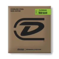 DBFS50110 Flatwound Комплект струн для бас-гитары, сталь, 50-110, Dunlop