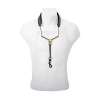 BG Zen Leather Regular S20YSH Ремень для альт и тенор саксофона с пластиковым карабином