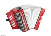 HOHNER Corona III BbEbAb E. Zuleta, red glitter - Аккордеон диатонический