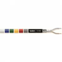 Tasker C128/500-BLACK микрофонный кабель OFC 2х0.35 мм2 профи   (катушка 500 метров)