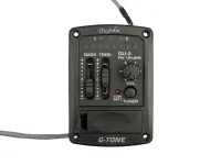 GU-3 Эквалайзер для укулеле, врезной, двухполосный, с тюнером, Cherub