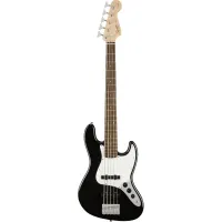 FENDER SQUIER SQ AFF J BASS V LRL BLK 5-струнная бас-гитара, цвет чёрный