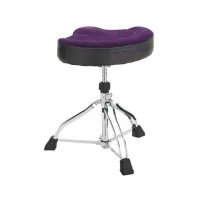 TAMA HT530PUCN 1st Chair Gride Rider Drum Throne w/Purple Cloth Top Seat стул для барабанщика, мото-седло, верх ткань, цвет фиол