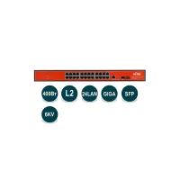 WI-PMS326GF, Коммутатор управляемый L2 PoE 400Вт, порты 24 PoE GE + 2SFP