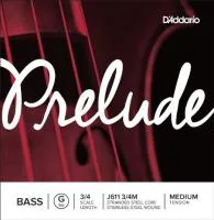 D'Addario J612 3/4M Prelude струна Ми для контрабаса 3/4, среднее натяжение, упаковка - прозрачный пакет