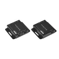 AVCLINK HT-70 Комплект передатчик и приемник сигнала HDMI по витой паре. Позволяет передавать сигнал HDMI с разрешением 4k@30Hz на расстояние до 70 м по витой паре CAT6. Также позволяет передать ИК-сигнал управления. Наличие сквозного выходу HDMI у переда
