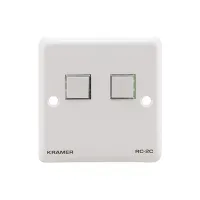 Kramer RC-2C/EU(W)-86- Контроллер RS-232 и ИК, выполненный в виде стенной панели с 2-мя кнопками