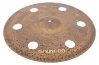 KINGDO 18" COLLECTION DRY O-ZONE CRASH Тарелка крэш 18" , сплав B20, Thin , без покрытия, глубокий, низкий, темный тембр с быстрым затуханием