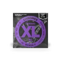 D'Addario ECG24-7 - комплект струн для 7 струнной электрогитары 11-15-22w-30-40-50-65