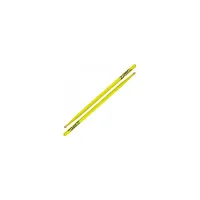 ZILDJIAN 5ACWDGY 5A ACORN NEON YELLOW барабанные палочки с деревянным наконечником, неоновые, цвет- желтый, орех