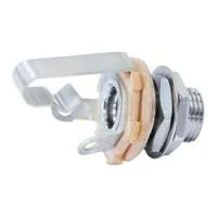 Hosco h-oj-120l  switchcraft моно джек "мама", никель, длинный (9мм)