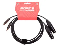 FORCE FLC-17/2TW - аудио шнур, 2 x RCA на 2XLR мама