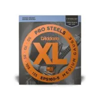 D`addario eps160-5  струны для 5-струнной бас-гитары pro steels 50-135, medium