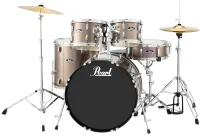 PEARL RS525SC/C707 - (RS525SC/CA707; RS525SC/CB707, SOL5001P) ударная установка серии Roadshow, состоит из 5 барабанов, стоек и тарелок. (2216B/1008T/1209T/1616F/1455S). Цвет: Бронзовый металлик