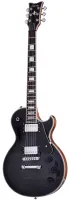 SCHECTER SOLO-II CUSTOM TBB/NAT - корпус красное дерево, гриф красное дерево, накладка черное дерево, звукосниматели: Schecter USA Pasadena Plus / Schecter USA Pasadena. Цвет - Trans Black Burst