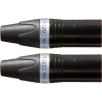 Cordial CIT-SET комплект DMX-terminator XLR male 3-контактный/XLR male 5-контактный, Neutrik, черный