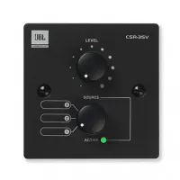 JBL CSR-3SV-BLK настенный контроллер, 3-позиционный селектор источника и управление громкостью. Цвет