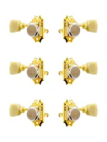 SD90-MGT-SL-GG-L3+R3 Колки для гитары 3+3, локовые, золото, Gotoh